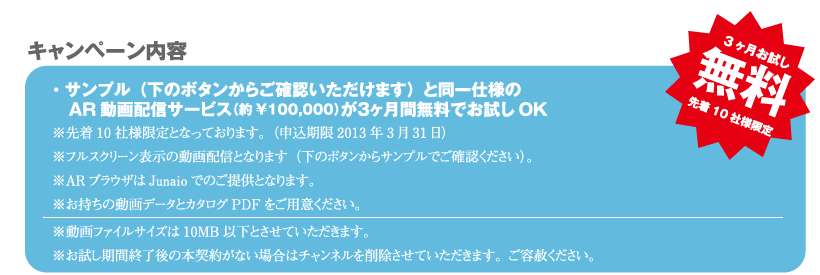 キャンペーン内容
